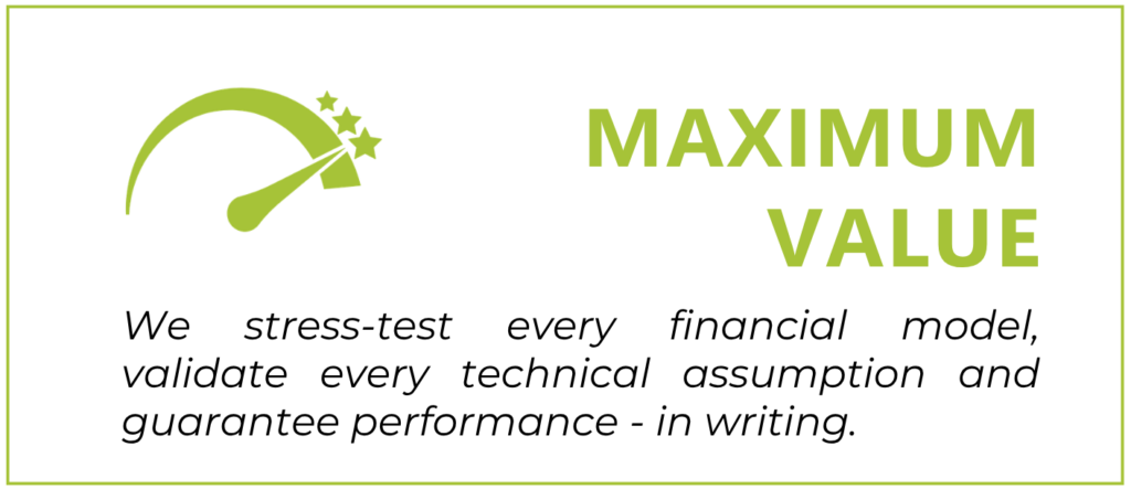 Maximum value no BG-South Africa Solar Power Systems
